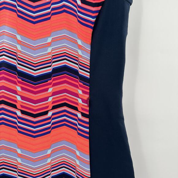 Title Nine Dress Womens XS Multicolor Popover Stretch Tennis Vibrant Active - Picture 4 of 11